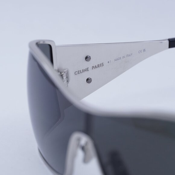 ?️ New Celine CL40283U 16A Sunglasses - Silver Frame, Grey Lenses main image 5